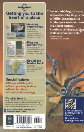 Lonely Planet Southern Africa - achterkant