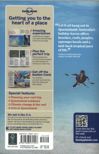 Lonely Planet Coastal Queensland & the Great Barrier Reef - achterkant