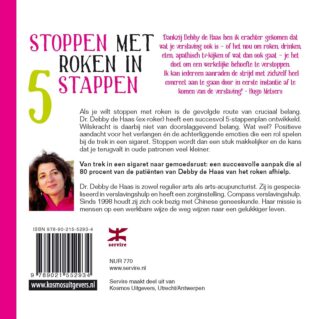 Stoppen met roken in 5 stappen - achterkant