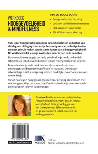 Werkboek Hooggevoeligheid & Mindfulness - achterkant