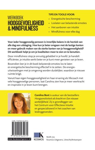 Werkboek Hooggevoeligheid & Mindfulness - achterkant