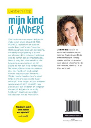 Mijn kind is anders - achterkant