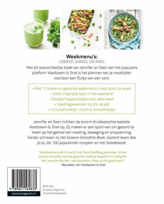 Gezonde weekmenu's - achterkant