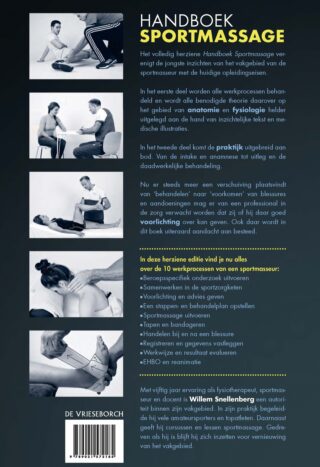 Handboek Sportmassage - achterkant