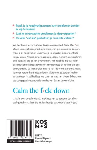 Calm the f*ck down - achterkant