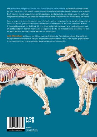 Handboek diergeneeskunde met homeopathie voor honden - achterkant