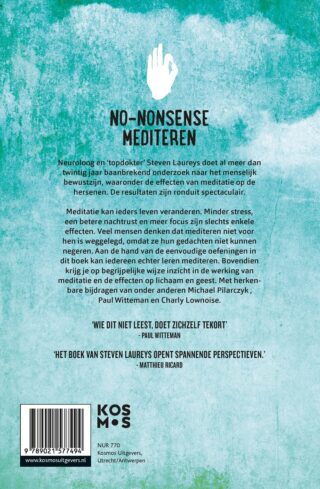 Het no-nonsense meditatieboek - achterkant