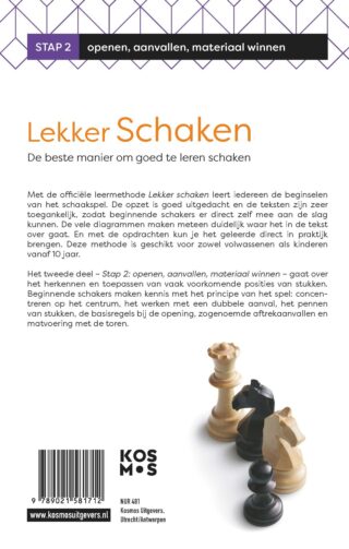 Lekker schaken - achterkant