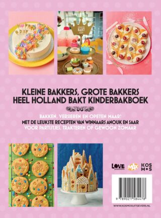 Heel Holland bakt kinderbakboek seizoen 2 - achterkant