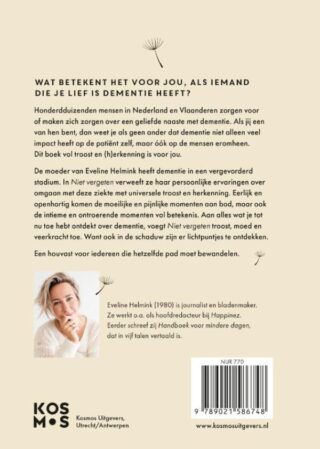 Niet vergeten - achterkant