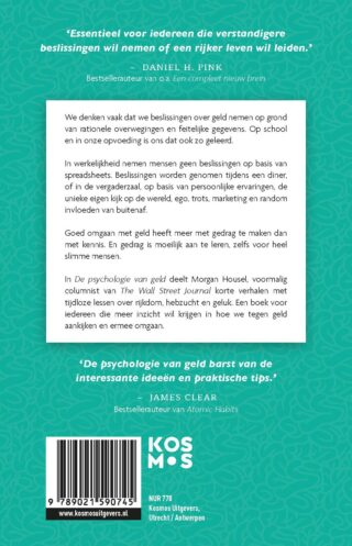 De psychologie van geld - achterkant