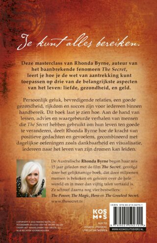 The Secret to Love, Health and Money - Nederlandse editie - achterkant