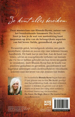 The Secret to Love, Health and Money - Nederlandse editie - achterkant