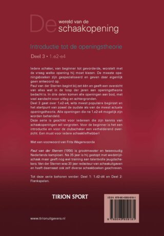 Wereld van de schaakopening - achterkant