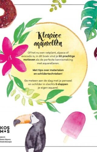 50x waterverf - achterkant