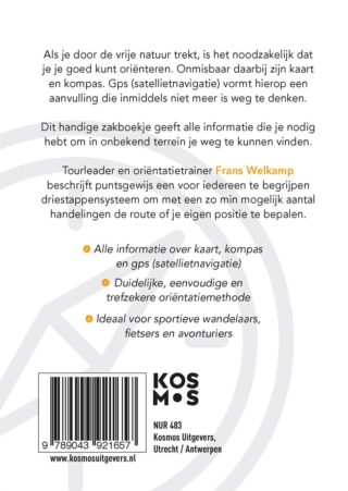 Zakboek Kaart Kompas GPS - achterkant