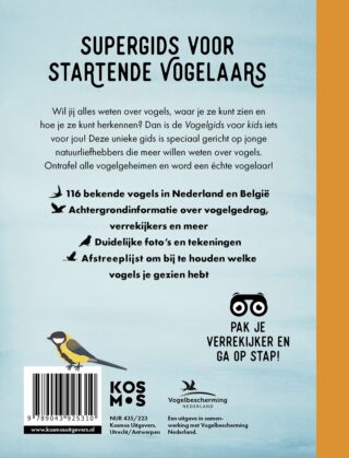 Vogelgids voor kids - achterkant