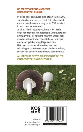 De grote paddenstoelengids voor onderweg - achterkant