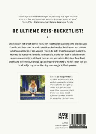 Bucketlist reizen - achterkant