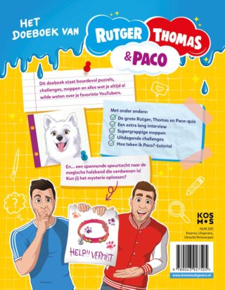 Het doeboek van Rutger, Thomas en Paco - achterkant