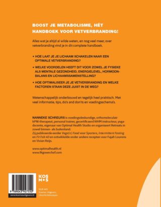 Handboek vetverbranding - achterkant