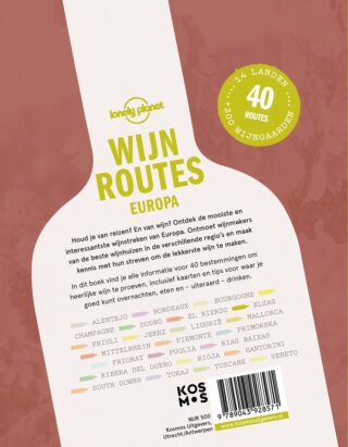 Wijnroutes Europa - achterkant