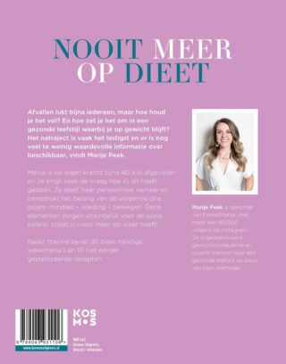 Nooit meer op dieet - achterkant