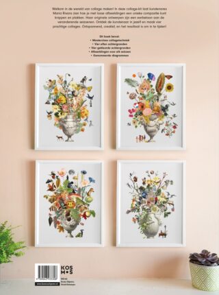 Flower power collage - achterkant