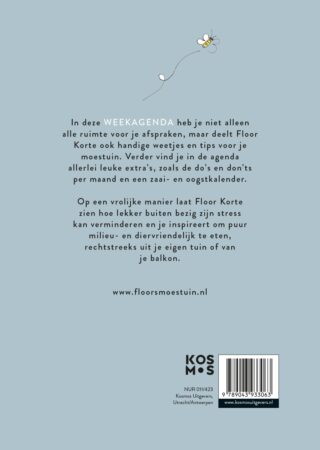 Moestuin Agenda - achterkant