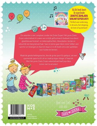 Het grote Zoete Zusjes vakantieboek 4 - achterkant