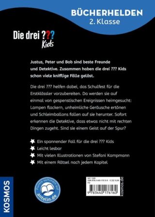 Die drei Kids, Bücherhelden 2. Klasse, Geister in der Schule - achterkant