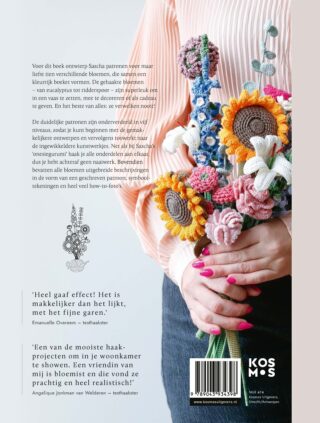 Bloemen haken - achterkant