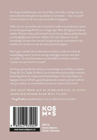Things No One Taught Us About Love - achterkant