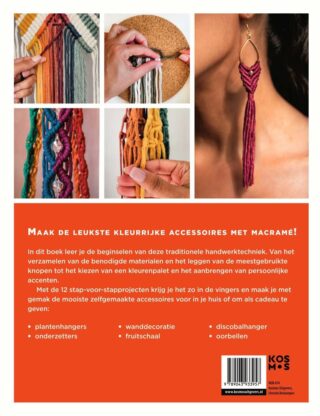 Kleurrijke macramé - achterkant
