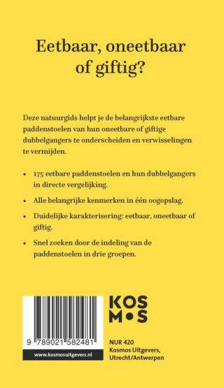 Eetbare en giftige paddenstoelen - achterkant