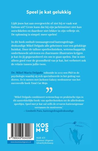 Speel met je kat: het geheim voor een gelukkige huiskat - achterkant
