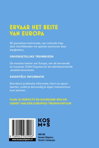 Europa met de trein - achterkant