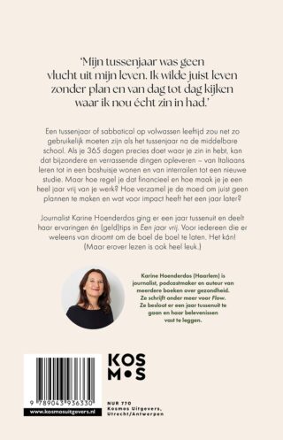 Een jaar vrij - achterkant
