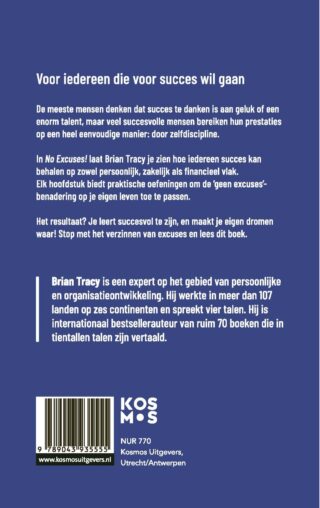 No Excuses! - achterkant