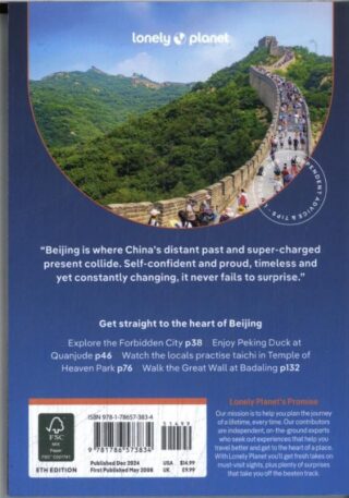 Lonely Planet Pocket Beijing - achterkant