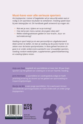 Voeding en sport - achterkant