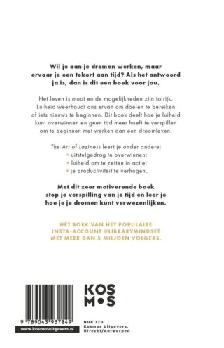 The Art of Laziness - achterkant
