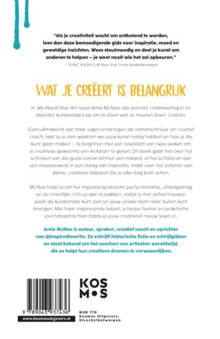 We Need Your Art - achterkant