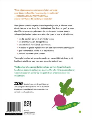 Het food for life kookboek - achterkant