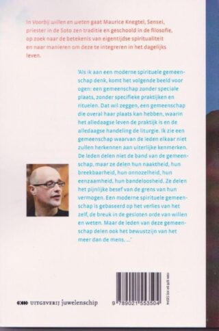 Voorbij willen en weten - achterkant