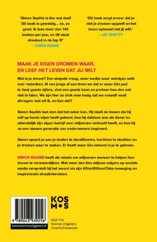 What's Your Dream? - Nederlandse editie - achterkant