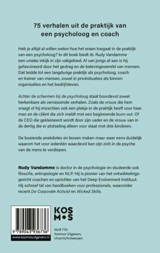 Achter de schermen bij de psycholoog - achterkant