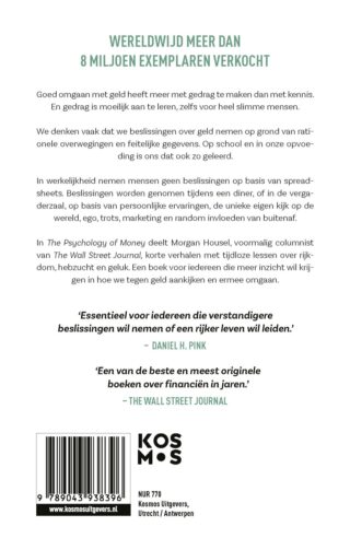 The Psychology of Money - Nederlandse editie - achterkant