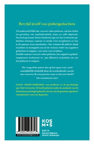 Voor vrouwen die piekeren - achterkant