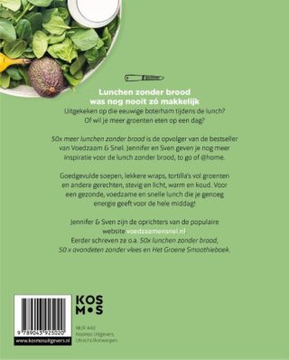 50x meer lunchen zonder brood - achterkant